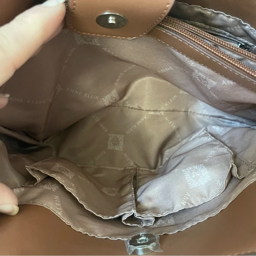 Anne Klein Tan Crossbody Bag